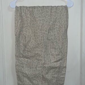 Leopard Print Tan pants